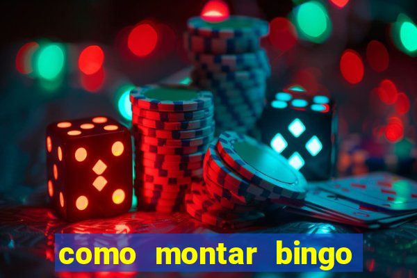 como montar bingo brinquedos toia