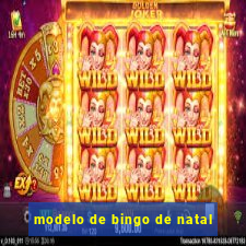 modelo de bingo de natal