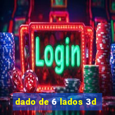 dado de 6 lados 3d