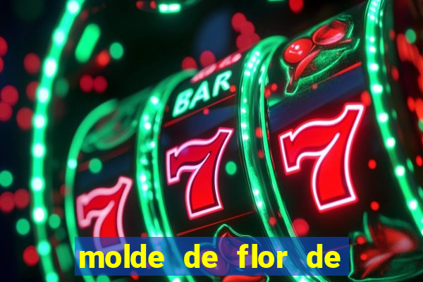 molde de flor de eva grande para imprimir