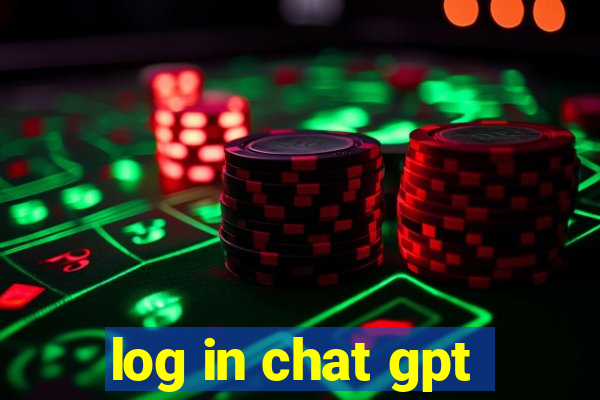 log in chat gpt