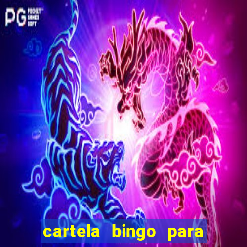 cartela bingo para cha de cozinha imprimir gratis